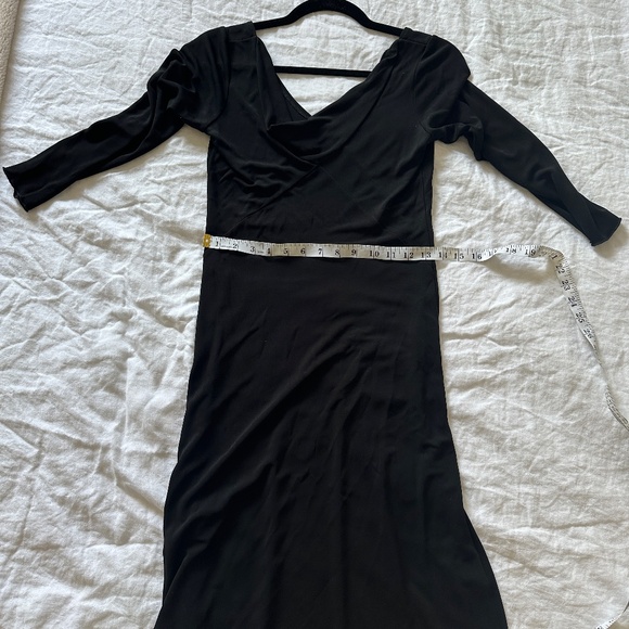 Club Monaco 3/4 Sleeve Black Dress - Picture 4 of 7